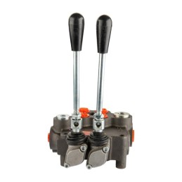 Hidraulinis skirstytuvas, 2 sekcijos, 80L, dvi sekcijos, su skląsčiu, Hydrolider