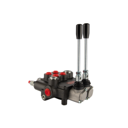 Hidraulinis skirstytuvas, 2 sekcijų, 80 l/min, 2P80A1A1GKZ1, valdomas svirtimi