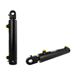 Dvigubo veikimo hidraulinio cilindro ilgis: 400 mm, eiga: 200 mm, CJ2F-60/30/200