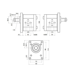 Hidraulinis siurblys Lamborghini traktoriams ir mašinoms