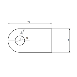 Dvigubo veikimo hidraulinis cilindras, kurio montavimo ilgis: 367 mm, eiga: 200 mm CJ2F-25/16/200 U15S