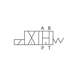 2 padėčių solenoidinis vožtuvas CETOP 5 NG10 230V (HA) hidrolizatorius