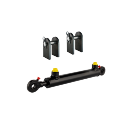 Dvigubo veikimo hidraulinis cilindras, kurio montavimo ilgis: 417 mm, eiga: 250 mm CJ2F-25/16/250 U15S