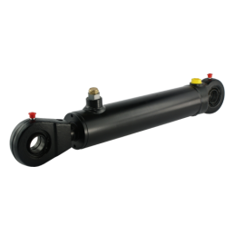 Vienpusio veikimo hidraulinio cilindro ilgis: 350 mm, eiga: 140 mm, CJF-50/28/140
