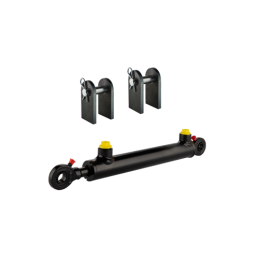 Dvigubo veikimo hidraulinis cilindras, kurio montavimo ilgis: 467 mm, eiga: 300 mm CJ2F-25/16/300 U15S