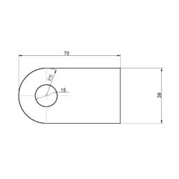 Dvigubo veikimo hidraulinis cilindras, kurio montavimo ilgis: 467 mm, eiga: 300 mm CJ2F-25/16/300 U15S