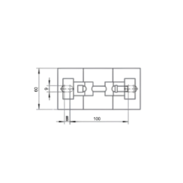 Hidraulinis akumuliatorius su hidrauliniu amortizatoriumi, komplekte tvirtinimo spaustukas, talpa: 1,4 l, įkrovimo slėgis: 100 b