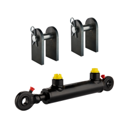 Dvigubo veikimo hidraulinis cilindras, kurio montavimo ilgis: 267 mm, eiga: 100 mm CJ2F-25/16/100 U15S