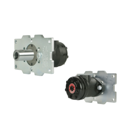 BMR 25 hidraulinis variklis su 25 mm velenu, plokščia tvirtinimo plokšte ir veleno įvore