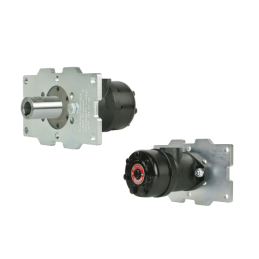 BMR hidraulinio variklio darbinis tūris: 80 cm3/aps. Apsisukimai: 750 aps./min. su plokšte ir įvore