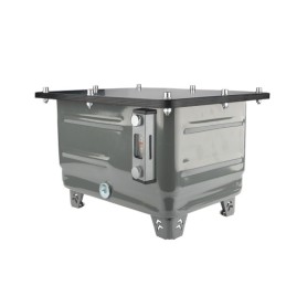 12 l hidraulinės alyvos bakas ant kojų su pilnu dangčiu