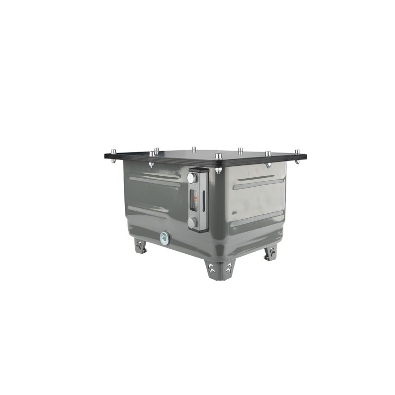 12 l hidraulinės alyvos bakas ant kojų su pilnu dangčiu