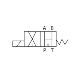 Hidraulinis plokštelinis skirstytuvas, CETOP 3 NG6, rankiniu arba elektriniu būdu valdomas 12 V 2 padėčių slankiklis