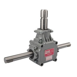 Aliumininė centrinė pavarų dėžė L:450. 1:1,14 galios perdavimo skaičius. Trąšų barstytuvui.