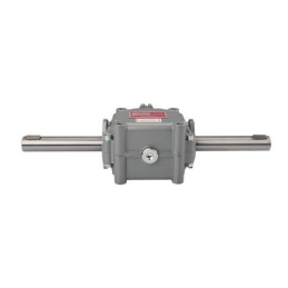 Aliumininė centrinė pavarų dėžė L:450. 1:1,14 galios perdavimo skaičius. Trąšų barstytuvui.