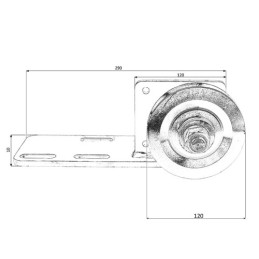 Vladimir T-25 vairo stiprintuvo siurblio laikiklis