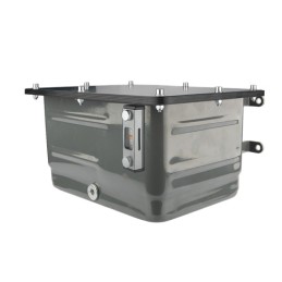 Hidraulinės alyvos bakas 12 l, montuojamas ant sienos, su pilnu dangčiu