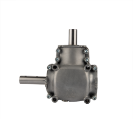 Sustiprinta aliuminio kampinė pavara skirstytuvui L:450