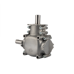 Sustiprinta aliuminio kampinė pavara skirstytuvui L:450