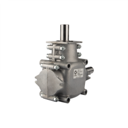 Sustiprinta aliuminio kampinė pavara skirstytuvui L:450