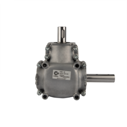 Sustiprinta aliuminio kampinė pavara skirstytuvui L:450