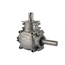 Sustiprinta aliuminio kampinė pavara skirstytuvui L:450