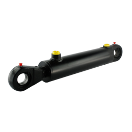 Dvigubo veikimo hidraulinio cilindro ilgis: 420 mm, eiga: 140 mm CJ2F-63/36/140 U35W