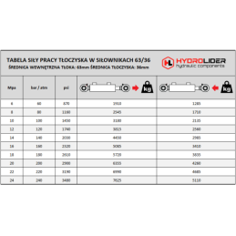 Dvigubo veikimo hidraulinio cilindro ilgis: 420 mm, eiga: 140 mm CJ2F-63/36/140 U35W