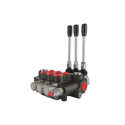 sekcijų hidraulinis skirstytuvas 60 l/min. 3P80 su 22/22 jungtimis „Hydrolider“