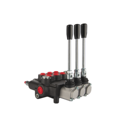 sekcijų hidraulinis skirstytuvas 60 l/min. 3P80 su 22/22 jungtimis „Hydrolider“