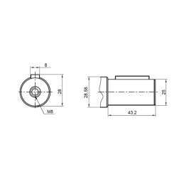 BMR, OMP hidraulinis variklis, darbinis tūris: 80 cm3/aps., greitis: 750 aps./min., komplekte su PTO įvore