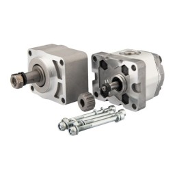 Dešinės pavaros hidraulinis siurblys, 1 grupė, dešinės rotacijos, našumas: 1,10 cm3/aps., našumas (1500 aps./min.): 1,65 l/min. 