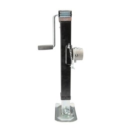 Priekabos atraminė koja su vertikaliu šoniniu švaistikliu, 3000 kg, 624 mm, rankiniu būdu reguliuojama