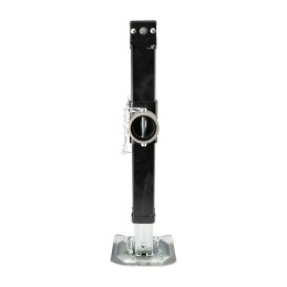 Priekabos atraminė koja su vertikaliu šoniniu švaistikliu, 3000 kg, 624 mm, rankiniu būdu reguliuojama