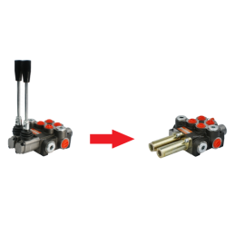 Geriausias skirstytuvo konversijos rinkinys. Vairasvirtė be mygtuko + 2 x 1,5 m laidas + 2 x P40 komponentų rinkinys