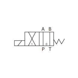 2 padėčių solenoidinis vožtuvas CETOP 5 NG10 230V (D) hidrolizatorius