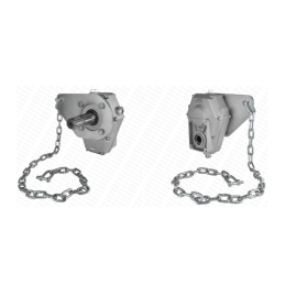 Daugiklio pavarų dėžės priedas „MINI“ 2 grupės siurbliams, perdavimo skaičius: 1:3,8, galia: 10 kW, su išsikišusiu kardaniniu ve