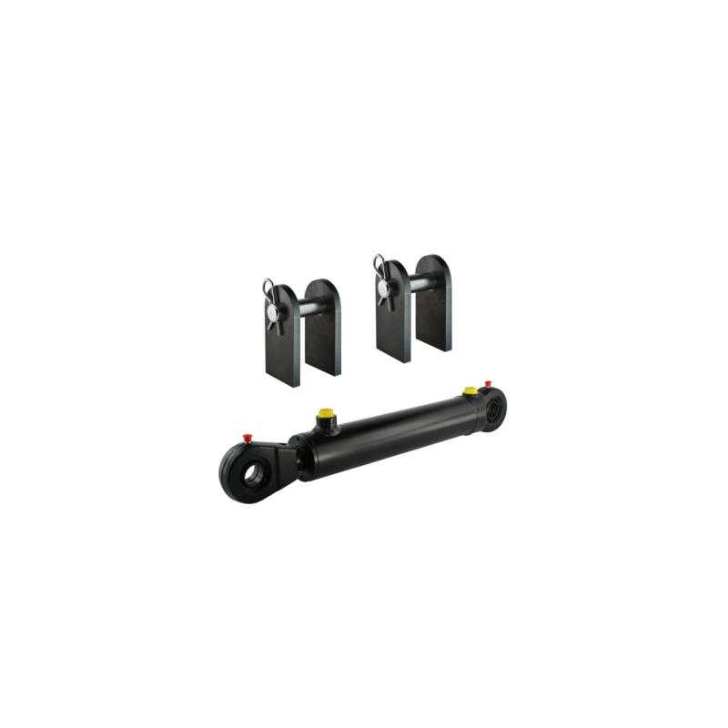 Dvigubo veikimo hidraulinio cilindro ilgis: 582 mm, eiga: 350 mm su pilnu montavimo komplektu