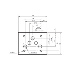 Cetop 5 NG10 (Y) 230 V 2 padėčių solenoidinis vožtuvas