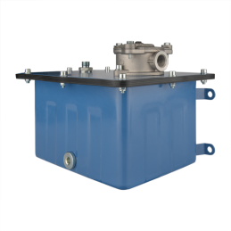 Hidraulinės alyvos bakas 6 l, montuojamas ant sienos + filtras + užpildas