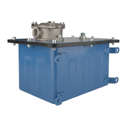 Hidraulinės alyvos bakas 6 l, montuojamas ant sienos + filtras + užpildas