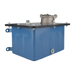 Hidraulinės alyvos bakas 6 l, montuojamas ant sienos + filtras + užpildas