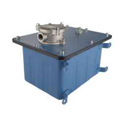 Hidraulinės alyvos bakas 6 l, montuojamas ant sienos + filtras + užpildas