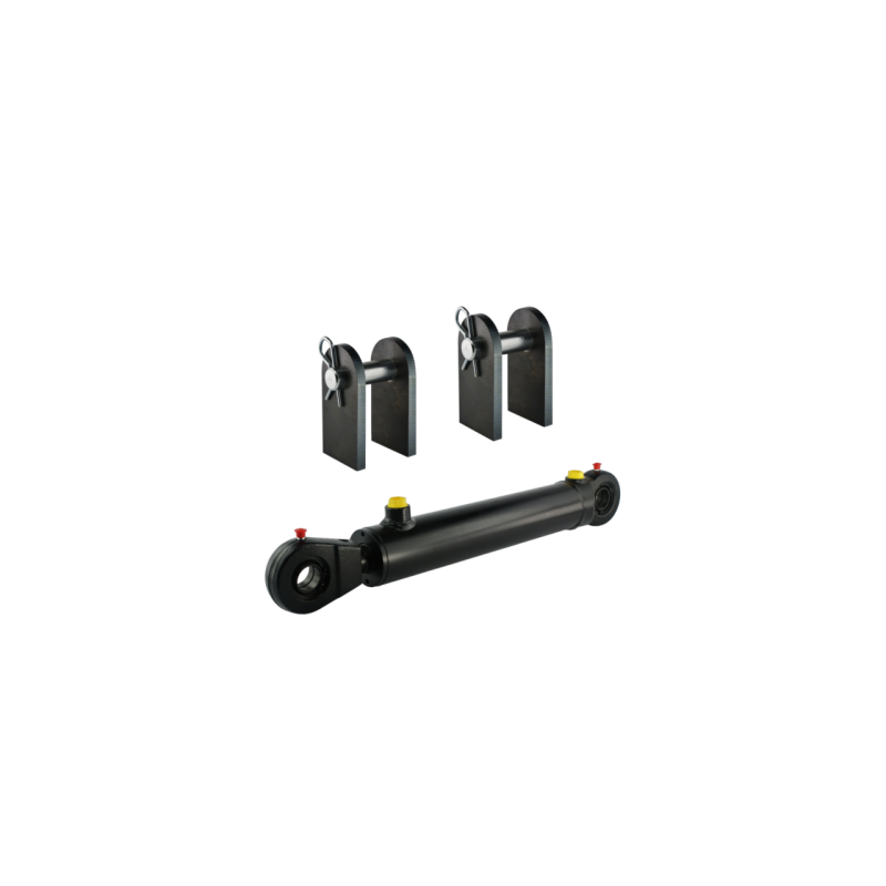 Dvigubo veikimo hidraulinio cilindro ilgis: 607 mm, eiga: 375 mm su pilnu montavimo komplektu
