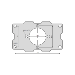 BMR hidraulinio variklio darbinis tūris: 250 cm3/aps. greitis: 240 aps./min. su 32 mm plokšte ir įvore
