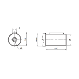 BMR SMR hidraulinis variklis, darbinis tūris: 32 cm3/aps., greitis: 1250 aps./min., komplekte su kardaniniu velenu