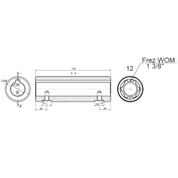 BMR SMR hidraulinis variklis, darbinis tūris: 32 cm3/aps., greitis: 1250 aps./min., komplekte su kardaniniu velenu