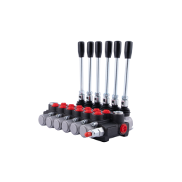 Hidraulinis skirstytuvas 6 sekcijų 20 l/min P40 su 16/16 jungtimis Hydrolider