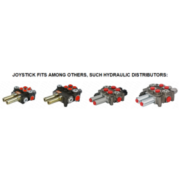 Dviejų mygtukų valdymo svirtis „Hydrolider 3356“ su tvirtinimo laikikliu. Tinka šakiniams kabeliams.
