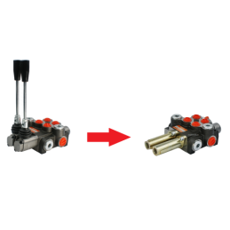 „Badestnost“ svirties skirstytuvo konversijos rinkinys. Vieno mygtuko valdymo svirtis + 2 x 1,5 m kabelis + 2 x P40 komponentų r